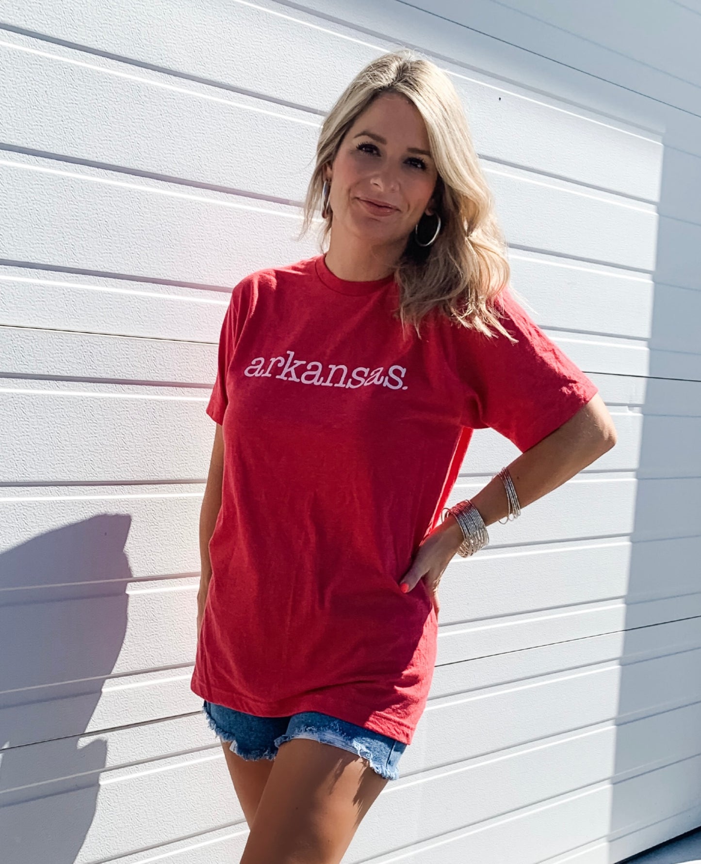 arkansas. Tee in Red