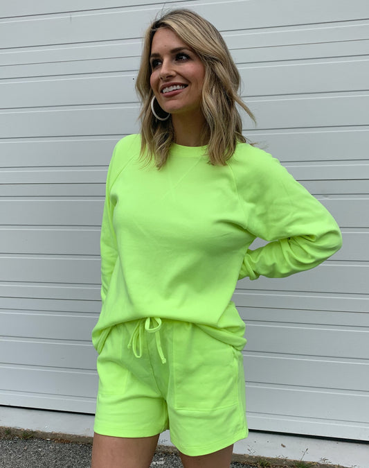 Embracing It All Set in Neon Lime