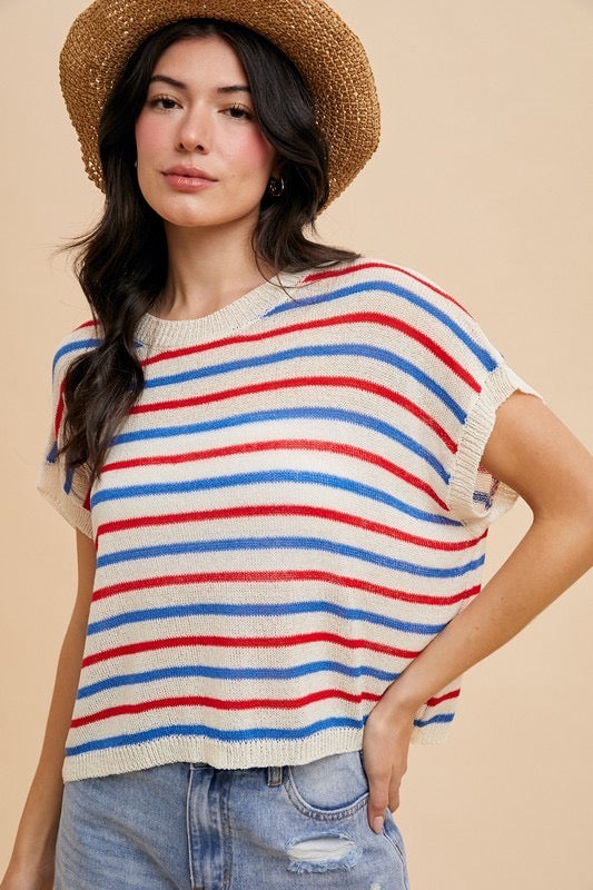 Freedom Stripes Sweater