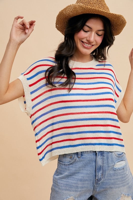 Freedom Stripes Sweater