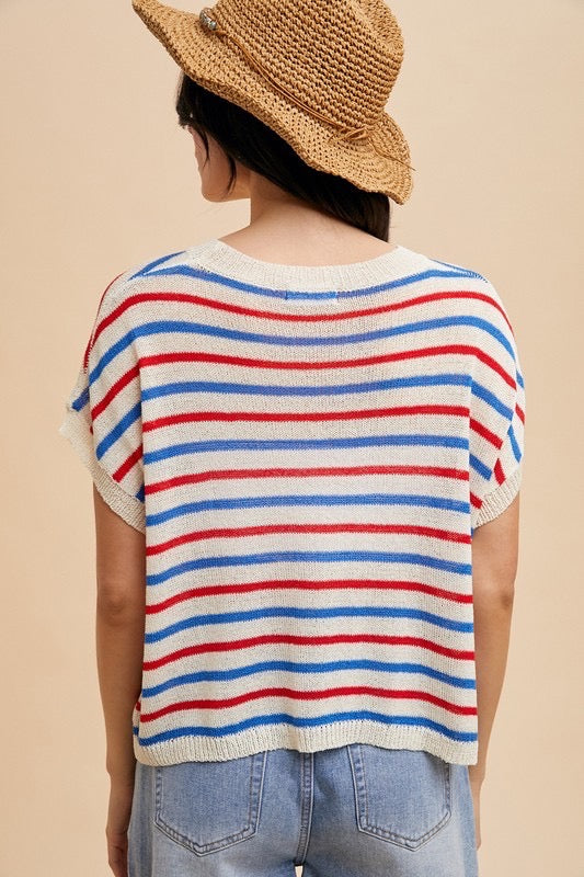 Freedom Stripes Sweater