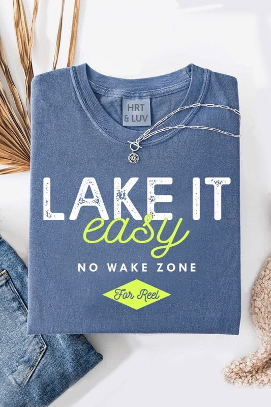 Lake Days Tee in Indigo