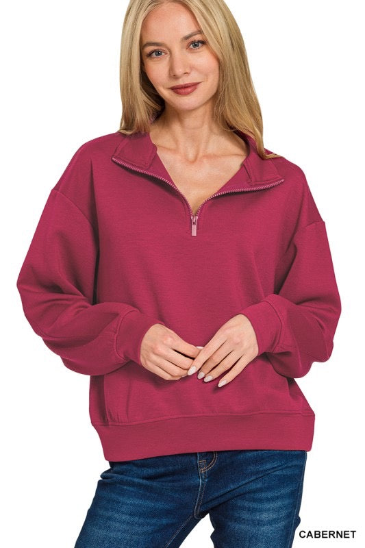 The Wine Down Quarter Zip