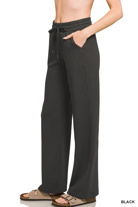 The Cloud Nine Scuba Pants in Black