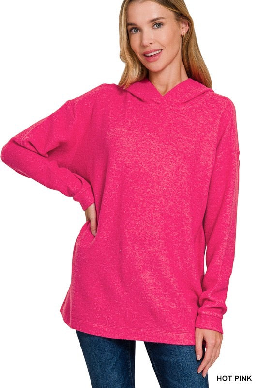 The Forever Favorite Hoodie in Hot Pink