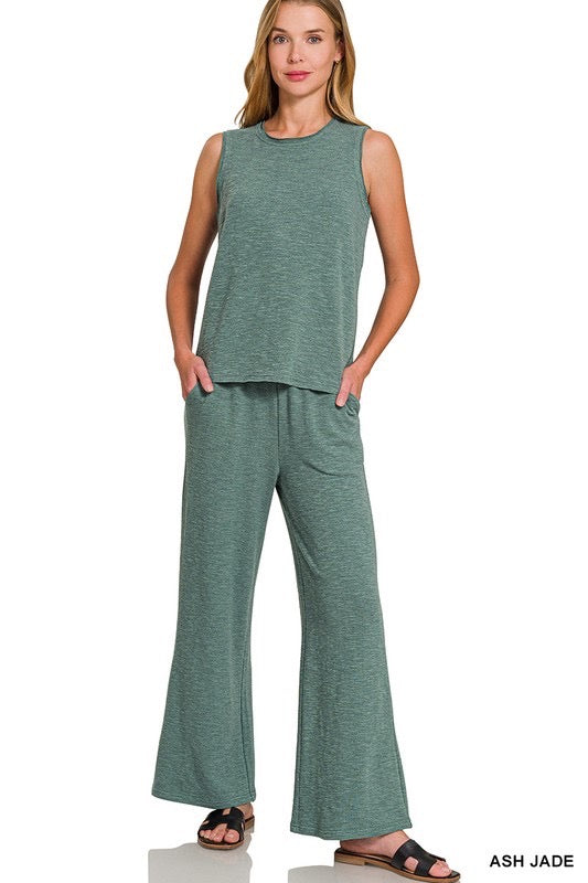 The Comfy Chic Set in Ash Jade