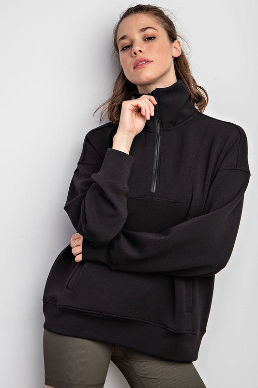 Scuba Pullover in Black