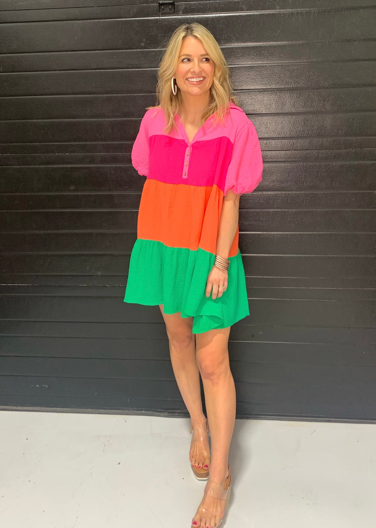 Summer Fun Color Block Dress