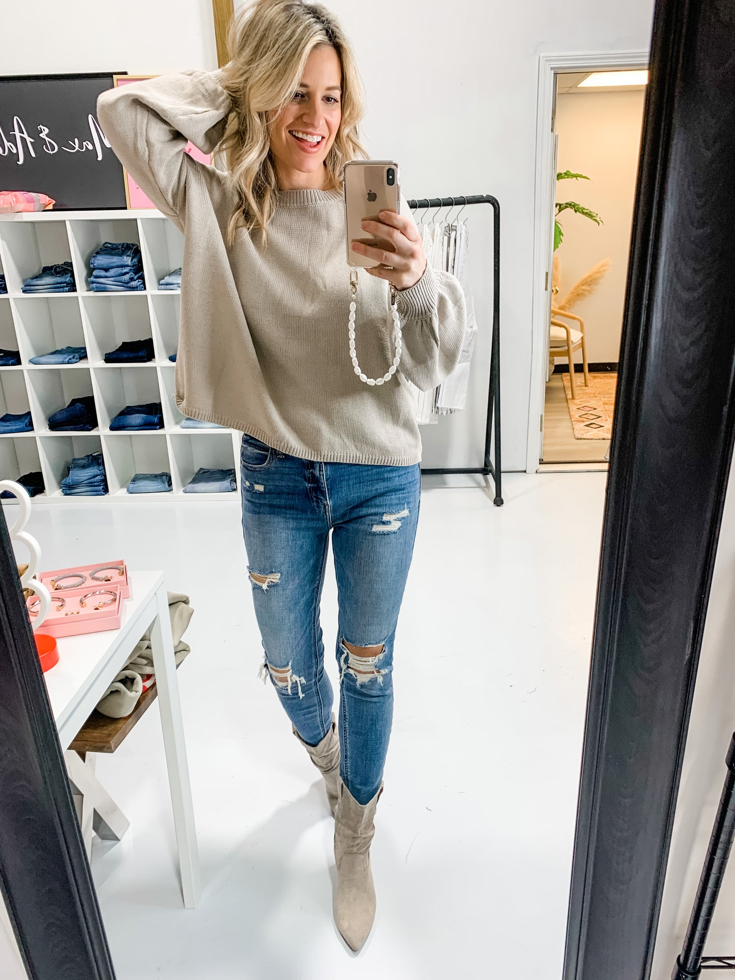 Take Your Time Sweater in Oatmeal