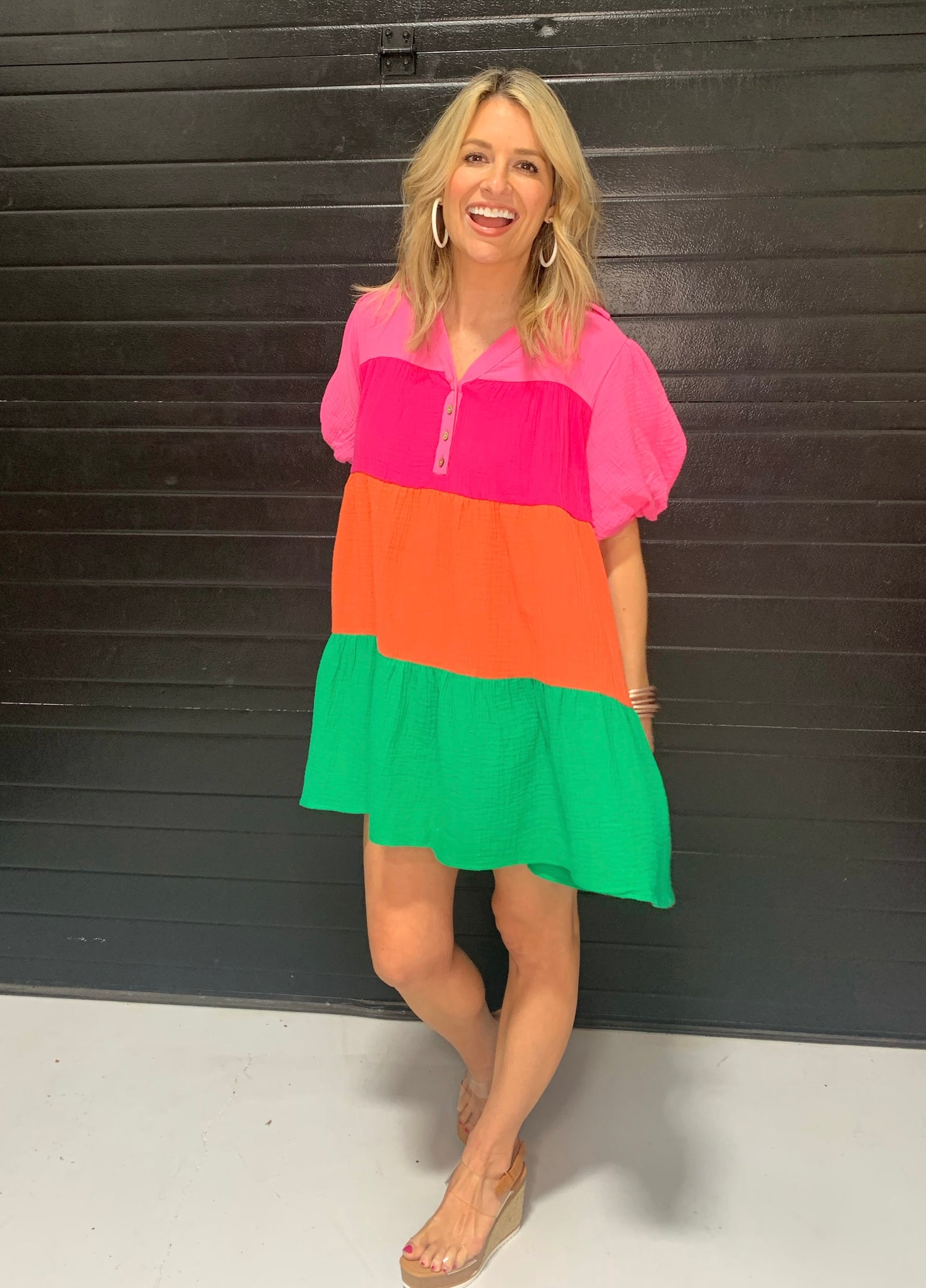 Summer Fun Color Block Dress