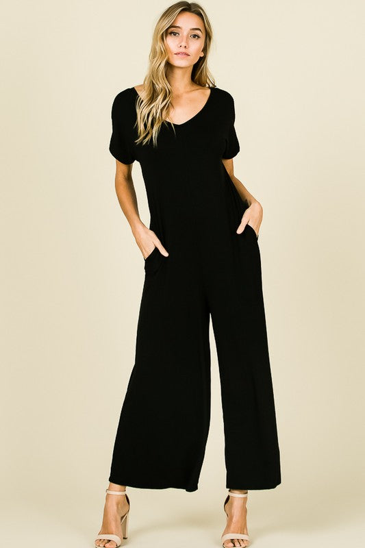 You're the One Short Sleeve Jumpsuit - XL