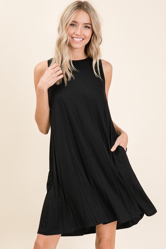 Swanky Little Black Dress - XL