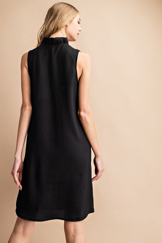 Chasing a Dream Dress in Black - SMALL