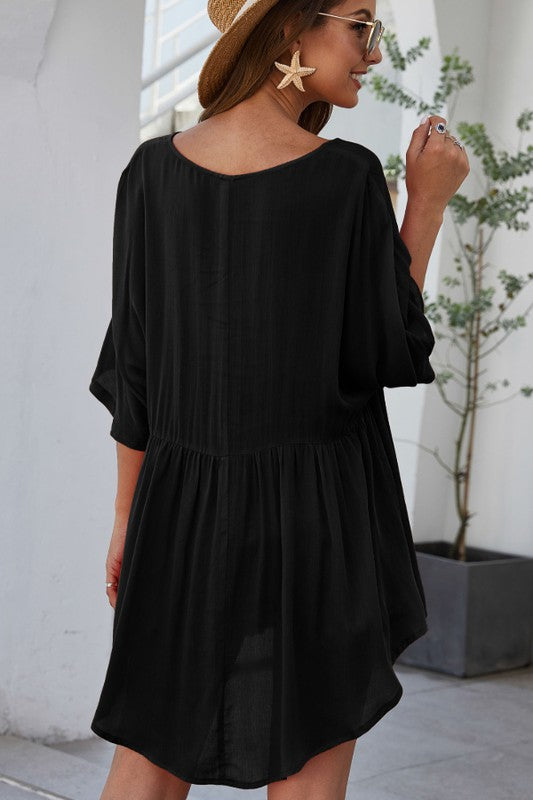 Weekend Style Tunic in Black -medium