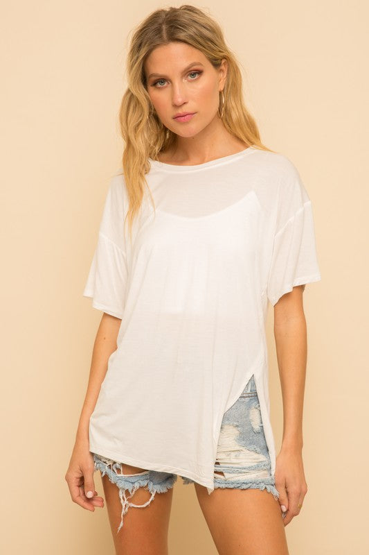 Simply White Top - LARGE