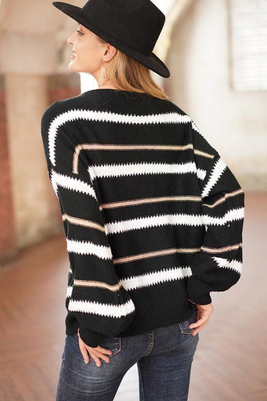 City Dreams Sweater in Black-XL