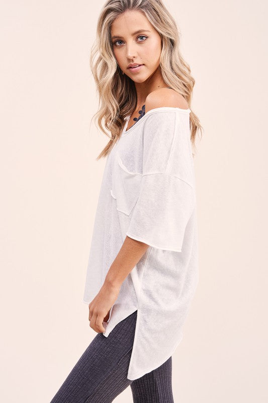 Effortless Tee in White