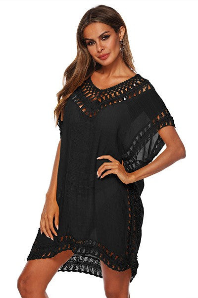Ready for Vacay Coverup in Black