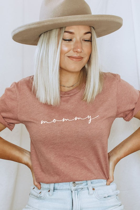 Mommy Tee in Heather Mauve