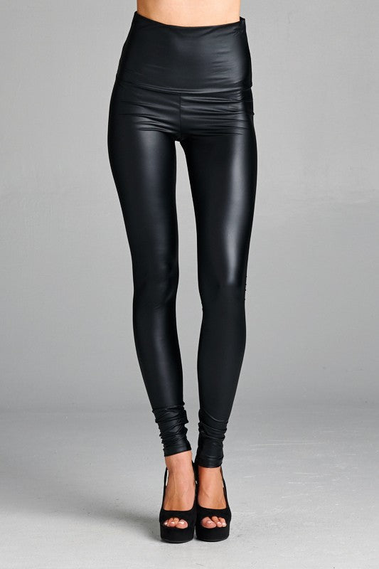 Pleather Leggings 2 - LARGE