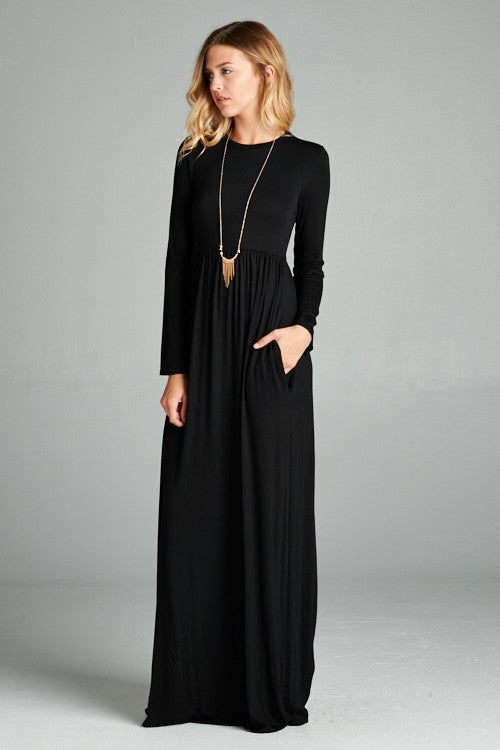 The Total Maxi in Black-XL