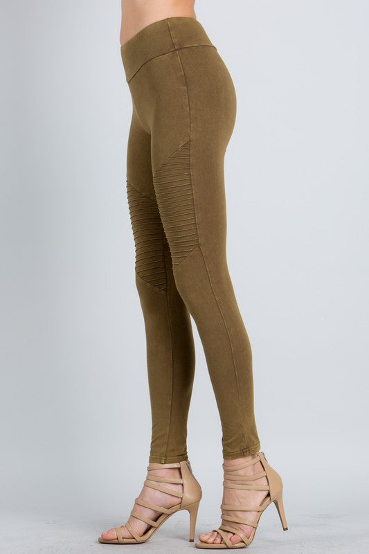 Moto leggings clearance olive