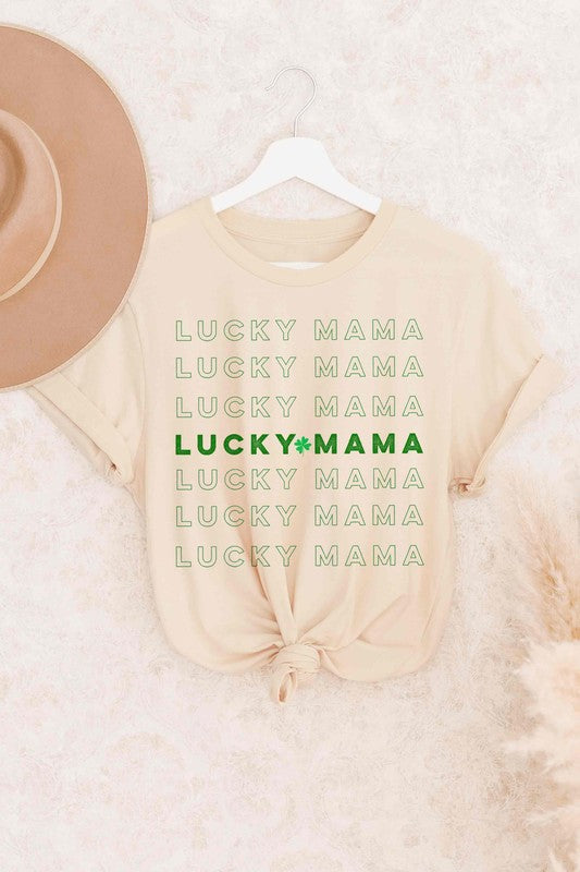 Lucky Mama T-Shirt in Ivory - small