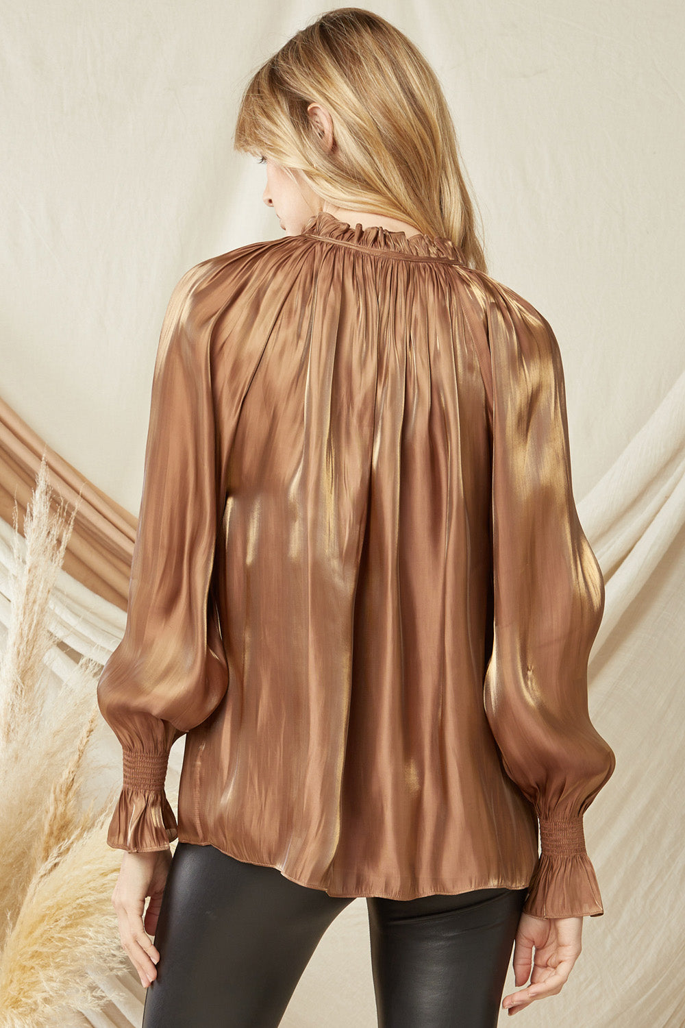 Ready For The Party Top in Mocha