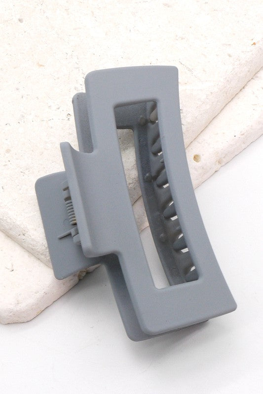 Large Claw Clip in Grey