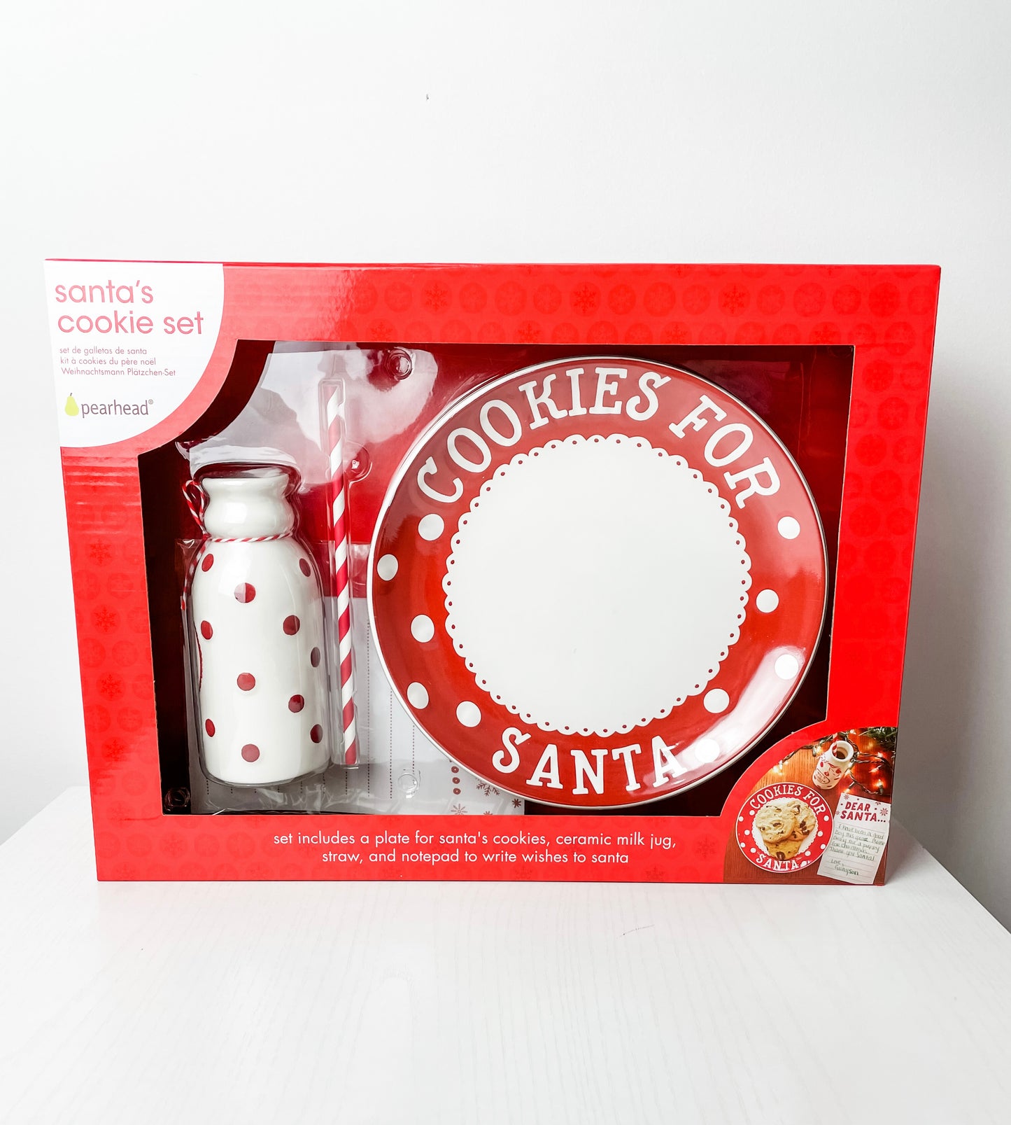 Santa's Milk & Cookie Set