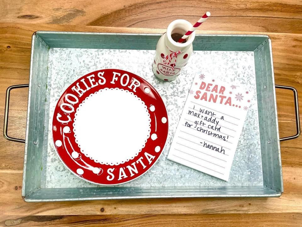 Santa's Milk & Cookie Set