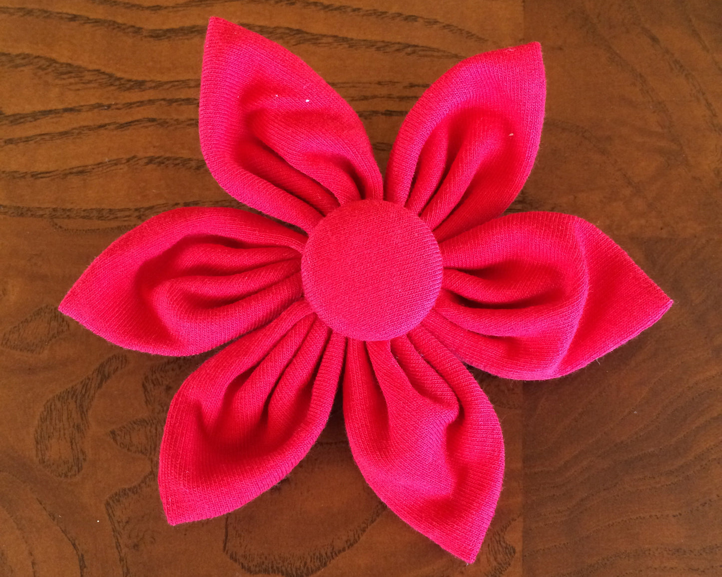 Red Flower Clip